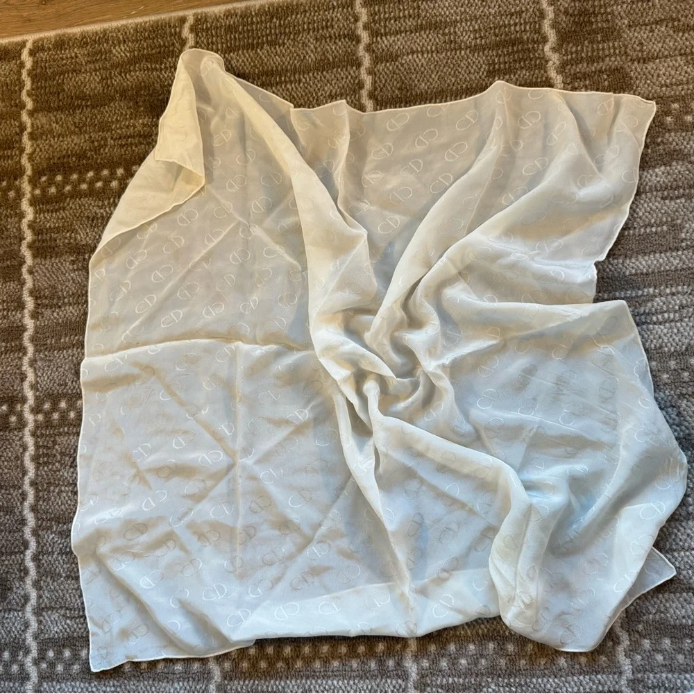 Christian Dior silk scarf